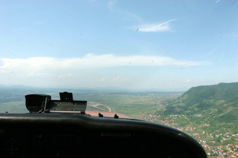 The well-worn route to Zaprešić. Some beautiful weather up front - excellent news after the rainshower we went through right behind us...