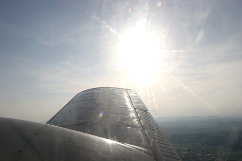 Another nice spring afternoon in flight