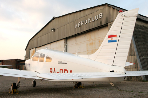 Another atmospheric shot in some excellent lighting. The "Aeroklub" refers to Aeroklub Zagreb, the oldest flying club in Croatia founded way back in 1924. and managing Lučko since 1958. when passenger operations switched to Pleso