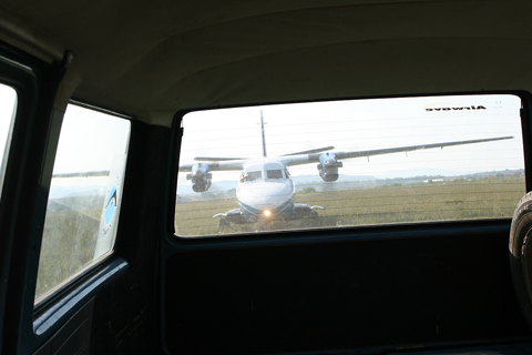 Damn these tourists, always getting lost in the most unlikely places... :)