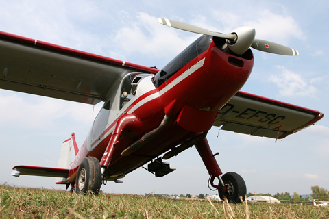 The Do-27 looks awesome from any angle, but from down here it's just wicked!