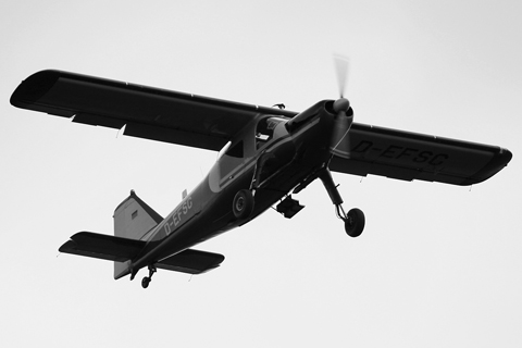 Transitioning into slow flight. Note droop progressively lowering droop of the trailing edge surfaces toward the wingtip. This gives the maximum lift over the entire wing without the danger of stalling the tips