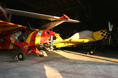 Gilders and taildraggers galore. The more imposing I-3 9A-DOG, previously featured on this blog (I think), is the only one of its type in this part of Europe