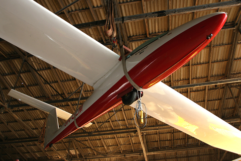 A more exciting view of the hangar's Pilatus ceiling ornament :)