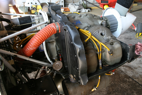 The Cessna 150's immortal 100 HP Continental O-200-A :). Powering generations of pilots on their first flights, the O-200 has also been licence-built by Rolls-Royce (though these tend to be rare-ish nowadays - I've only ever seen two)