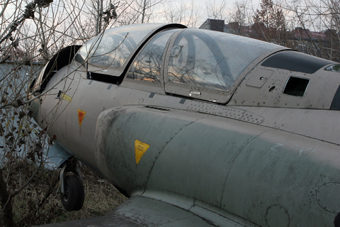 Up front, even the split canopy appeared to be in good shape - even the lock mechanism worked