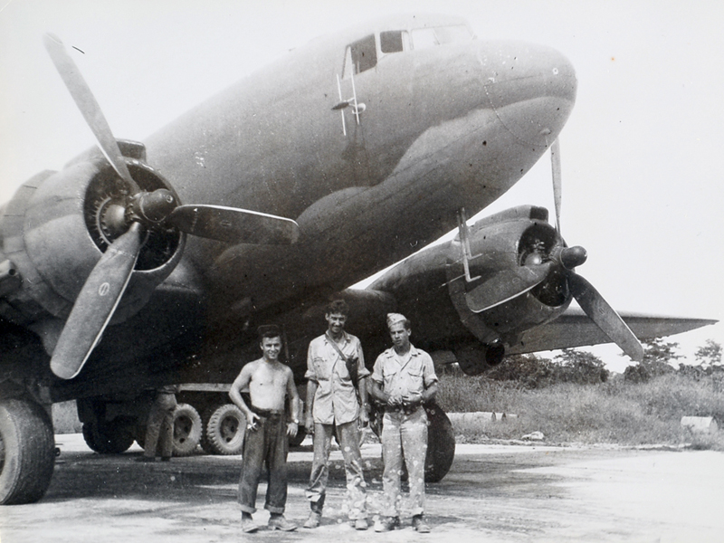 A rare shot of Duane Crites - far right - 