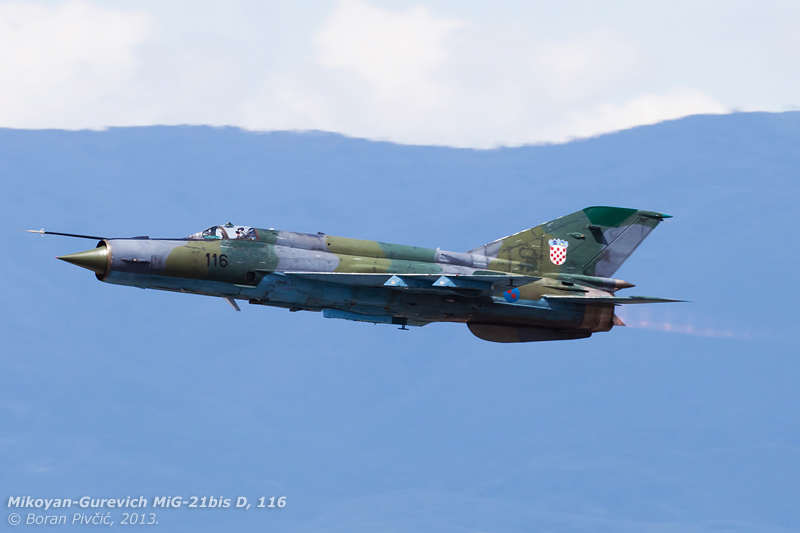 Rocketing out alone for another short training flight.