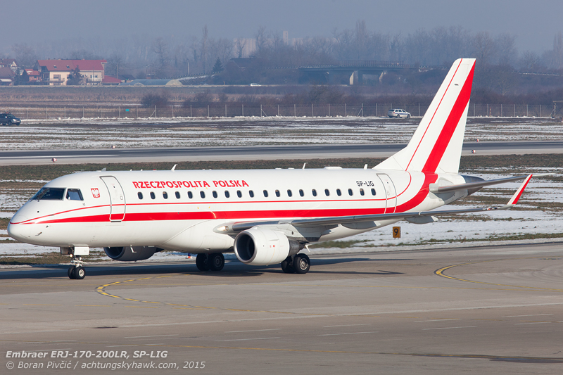 The biggest visitor though would fly in from Poland - with this not even being its first time at Zagreb. Together with its sister ship SP-LIH, LIG is actually owned by Polish flag carrier LOT - but is operated on behalf of the country's government.